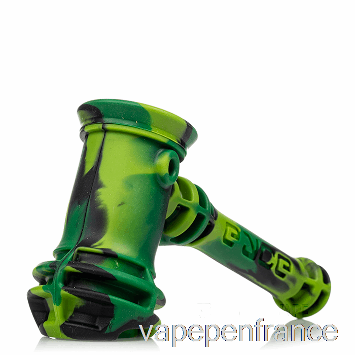 Eyce Hammer Silicone Bubbler Jungle (noir / Vert / Vert Citron) Stylo Vape